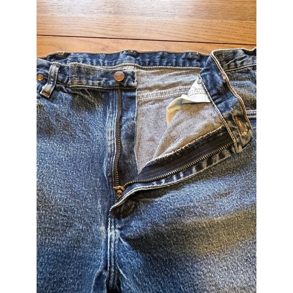 Wrangler Jeans Mens 36x30 Blue Stretch Western 947STR American Country Outdoor - Picture 6 of 13